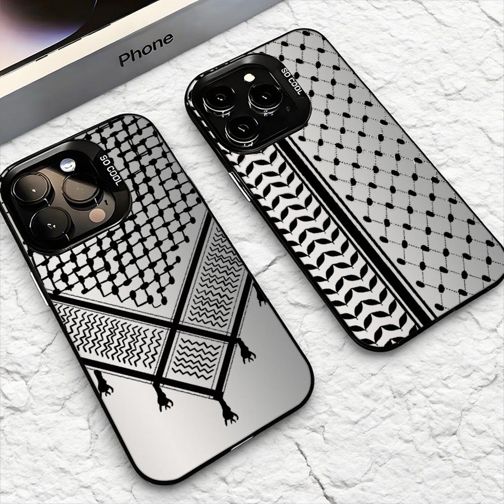 Phone Cases Iphone 17 - Capa de Telefone Keffiyeh P-Palestina para