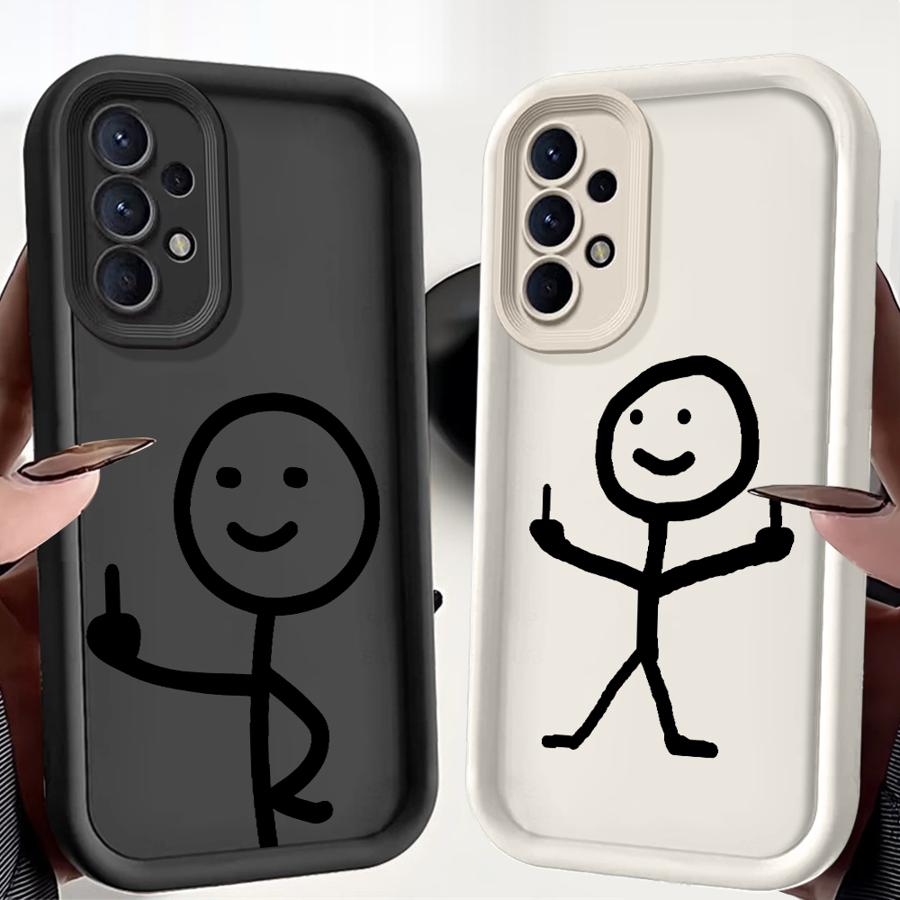 Phone Cases Websites - Capa de Celular Finger People Stickman