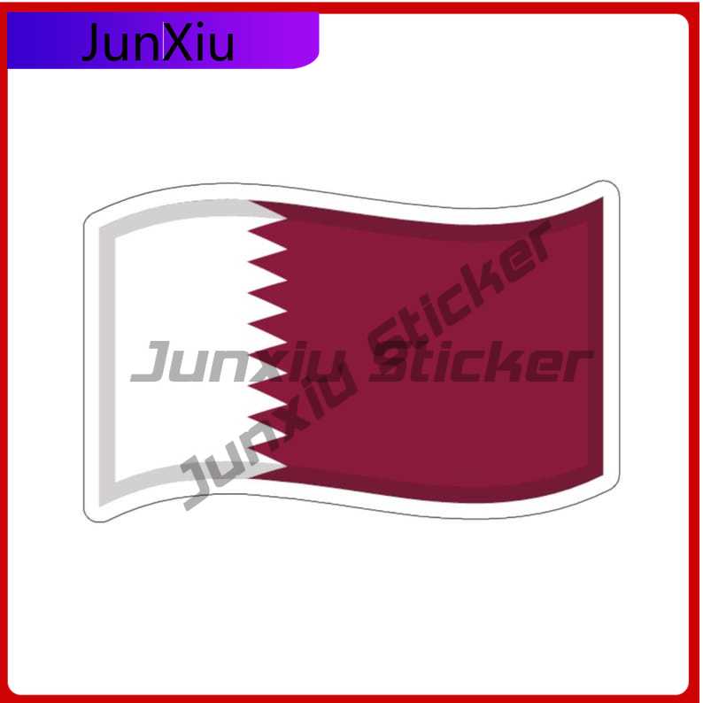 Phone Cases Qatar - Adesivo bandeira do catar, decalques qatari,