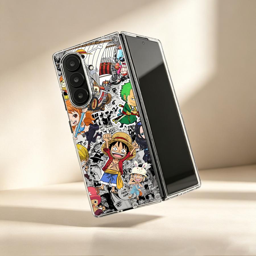 Phone Cases Z Fold 6 - Capa Transparente Macia para Samsung Galaxy
