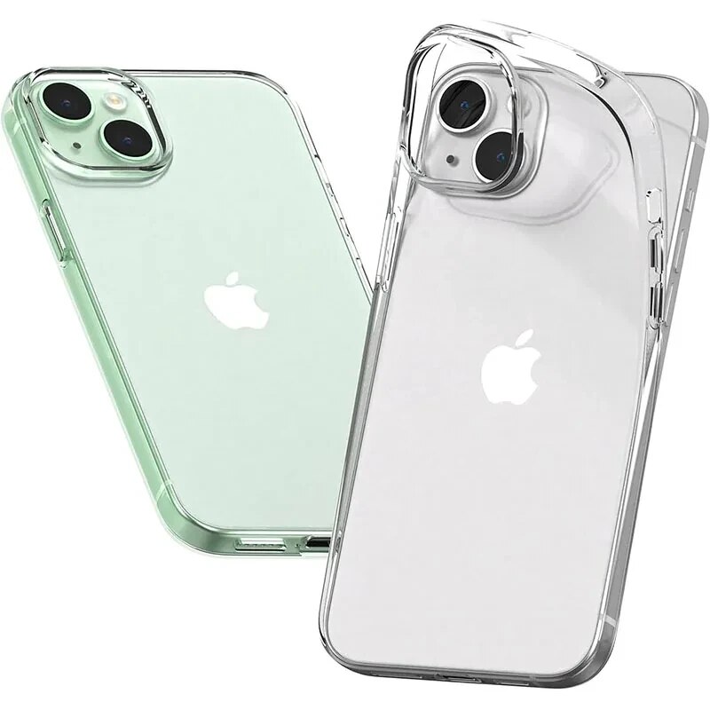 Phone Cases Dior - Capa macia de silicone transparente para