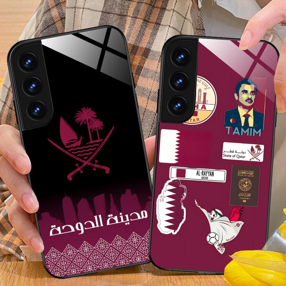 Phone Cases Qatar - Capa de celular com bandeira do