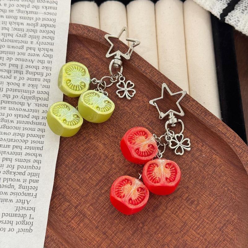 Phone Cases Eco Friendly - Chaveiro de Tomate Vermelho: Pingente Miniatura