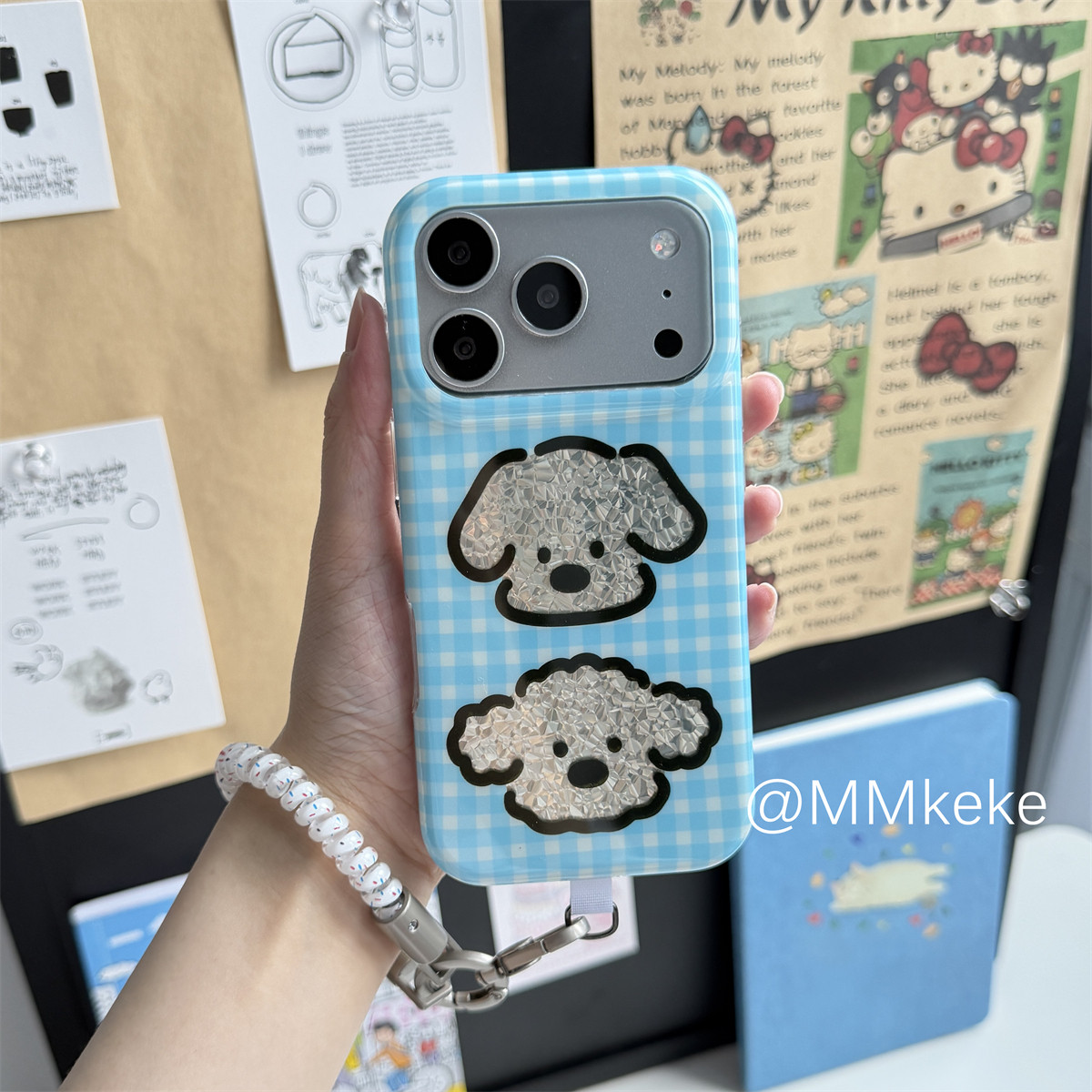 Phone Cases Blue - Capa de Celular Coreana Estilosa Azul