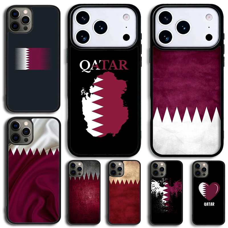 Phone Cases Qatar - Capa de Telefone com Bandeira Nacional