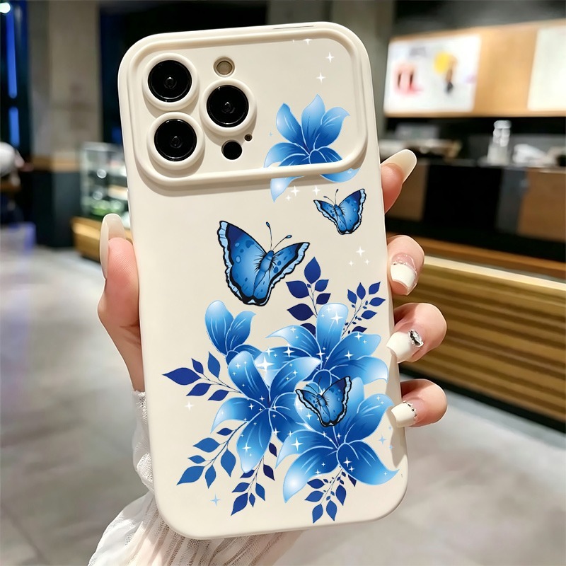 Phone Cases Blue - Capa de Celular com Estampa Floral