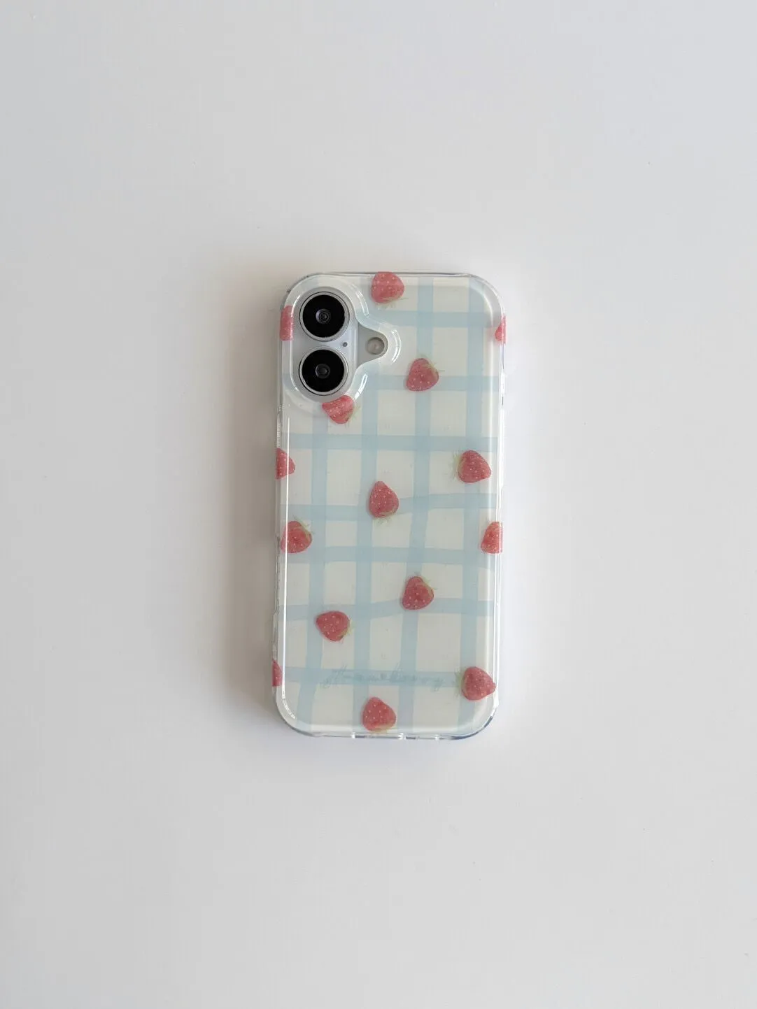 Phone Cases Blue - Capa de Silicone Y2K Luxuosa com