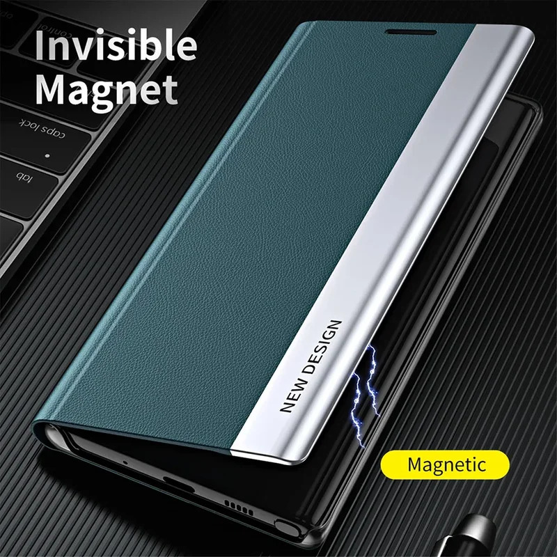 Luxury Plating Case - Capas de Telefone de Couro Luxuosas