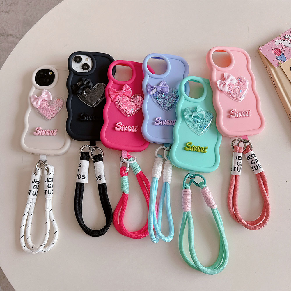 Phone Cases Ugly - Amor coração arco ondulado caso de