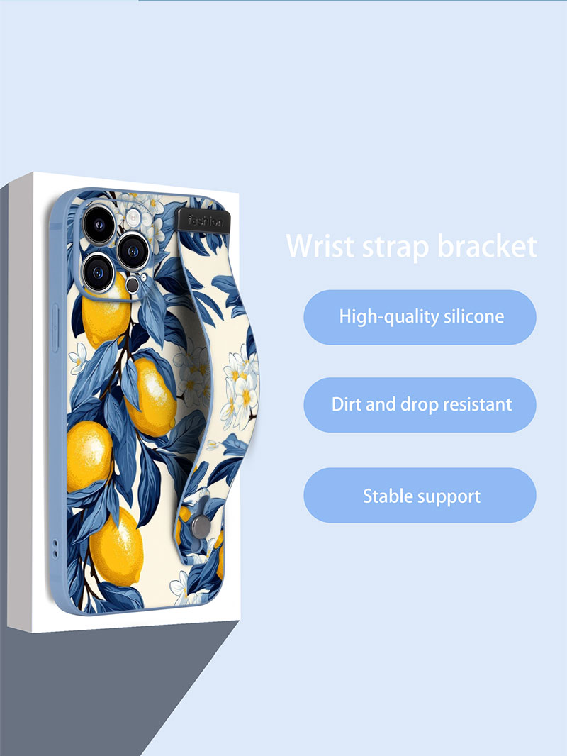 Phone Cases With Loop - Frutas limão colorido estrela flor arte