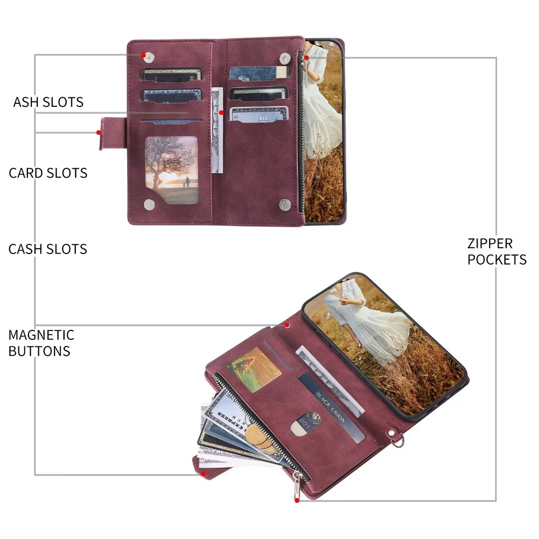 Para umidigi bison gt moda peq - Leather Folio Wallet Case avaliação e preço