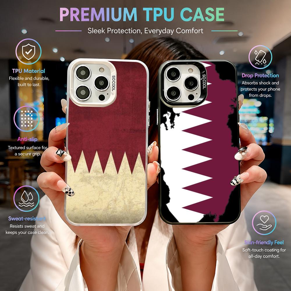 Capa de Telefone com Bandeira  - Phone Cases Qatar avaliação e preço
