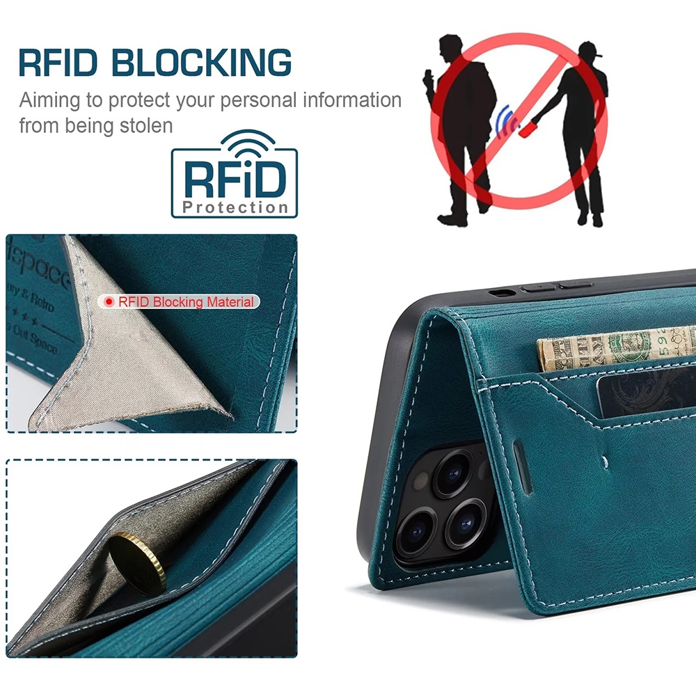 Casos de couro para iphone 14  - Leather Folio Wallet Case avaliação e preço