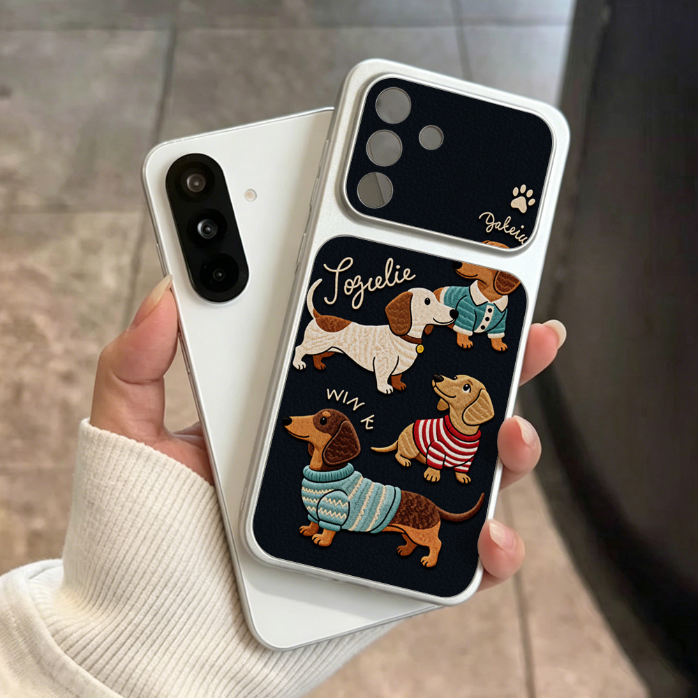 Capa de Celular de Couro Lichi - Phone Cases With Loop avaliação e preço
