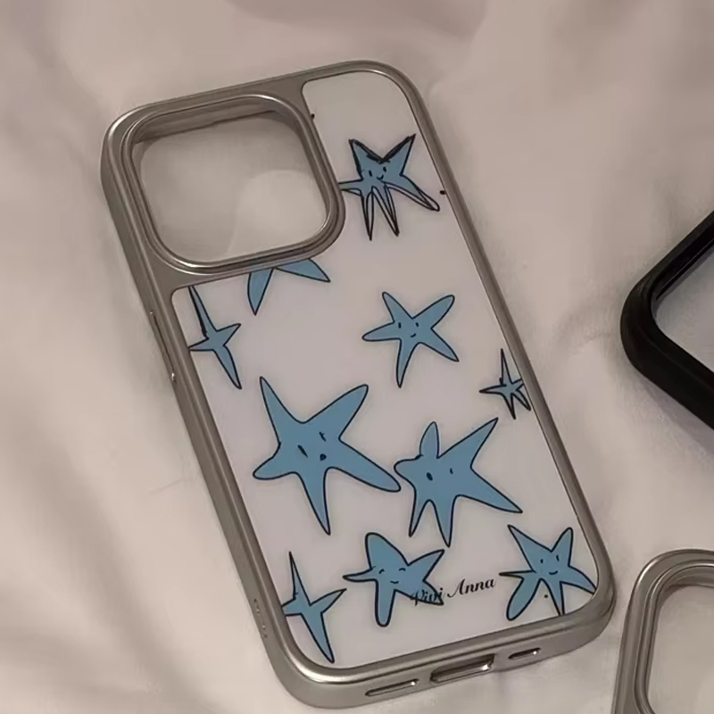 Ins nicho criativo estrela azu - Phone Cases Blue avaliação e preço