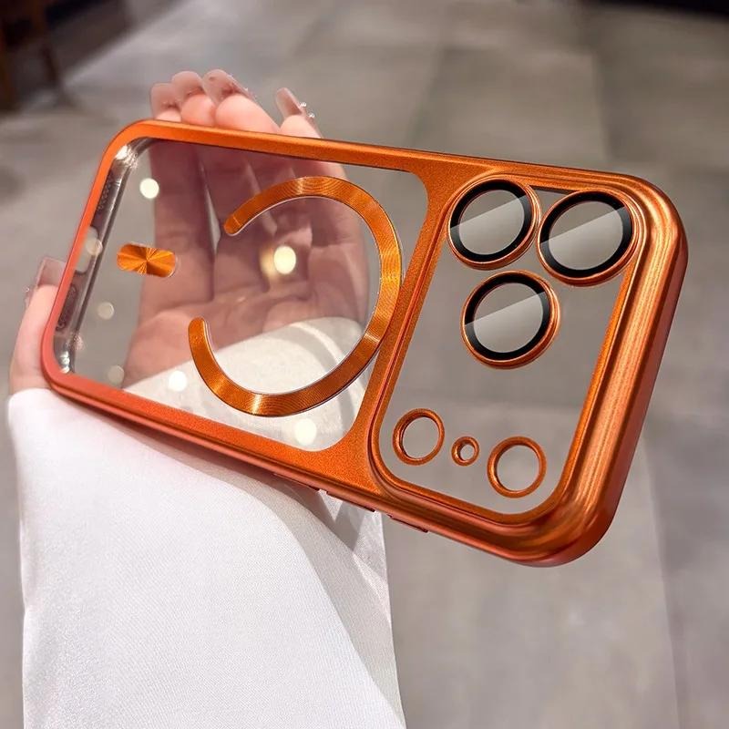 Capa Magnética Transparente de - Luxury Plating Case avaliação e preço
