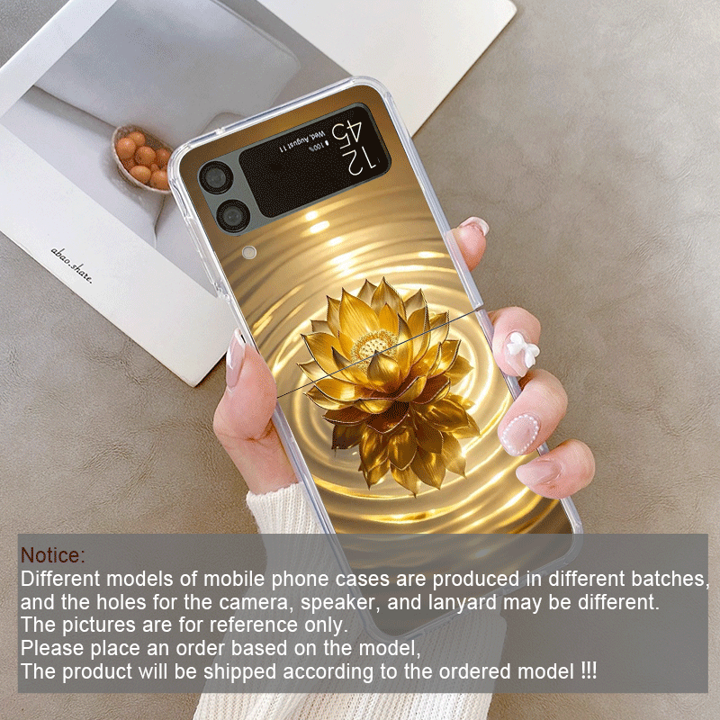 Criativo ouro flor de lótus pa - Phone Cases Z Fold 6 avaliação e preço