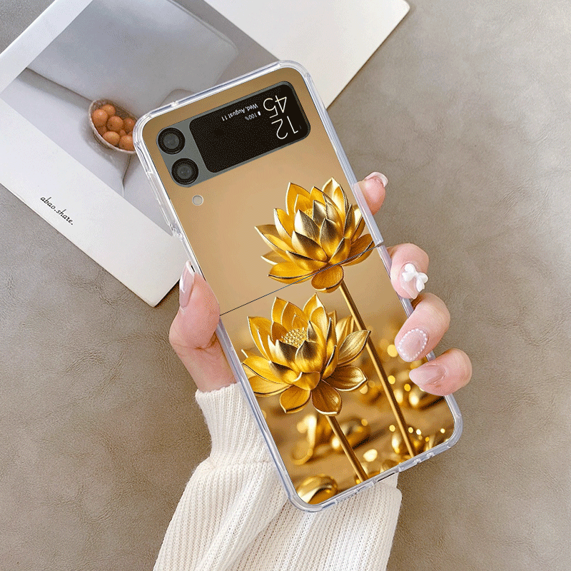 Criativo ouro flor de lótus pa - Phone Cases Z Fold 6 avaliação e preço