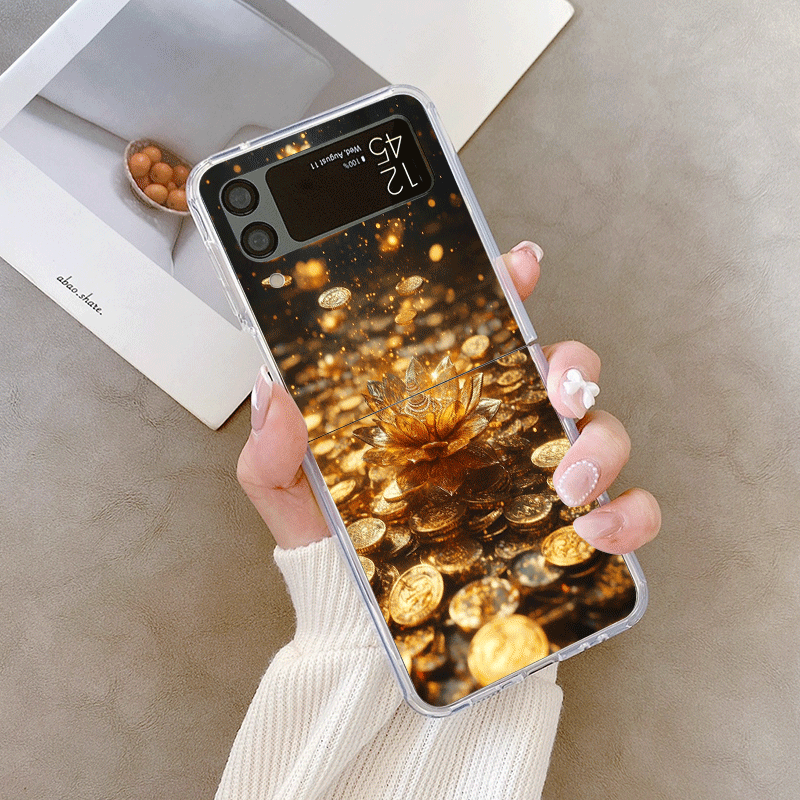 Criativo ouro flor de lótus pa - Phone Cases Z Fold 6 avaliação e preço