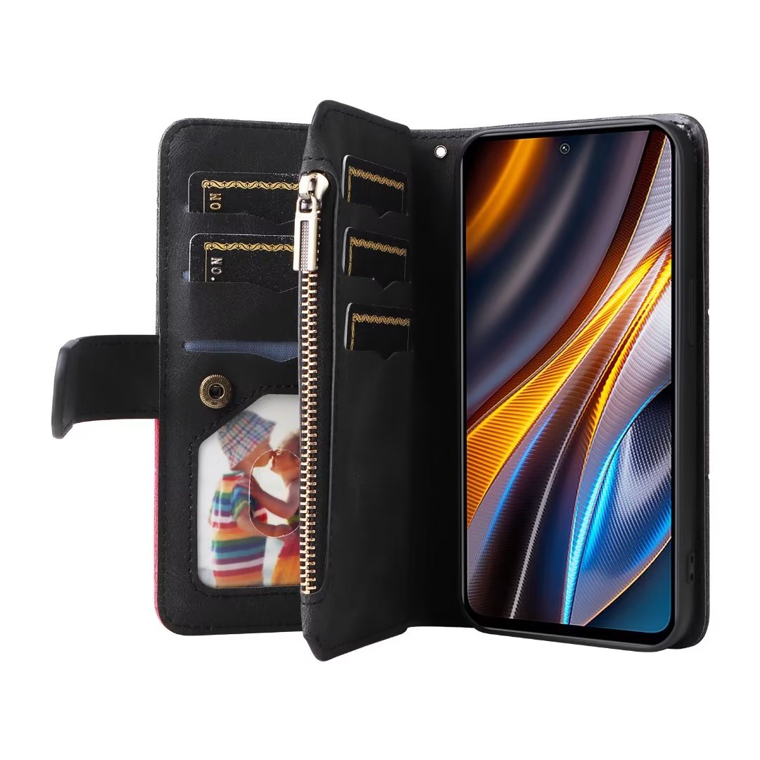 Capa de Couro Luxuosa com Zípe - Leather Folio Wallet Case avaliação e preço
