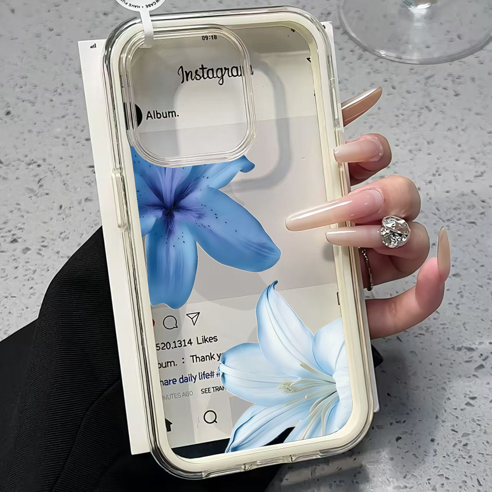 Capa Transparente de Silicone  - Phone Cases Blue avaliação e preço