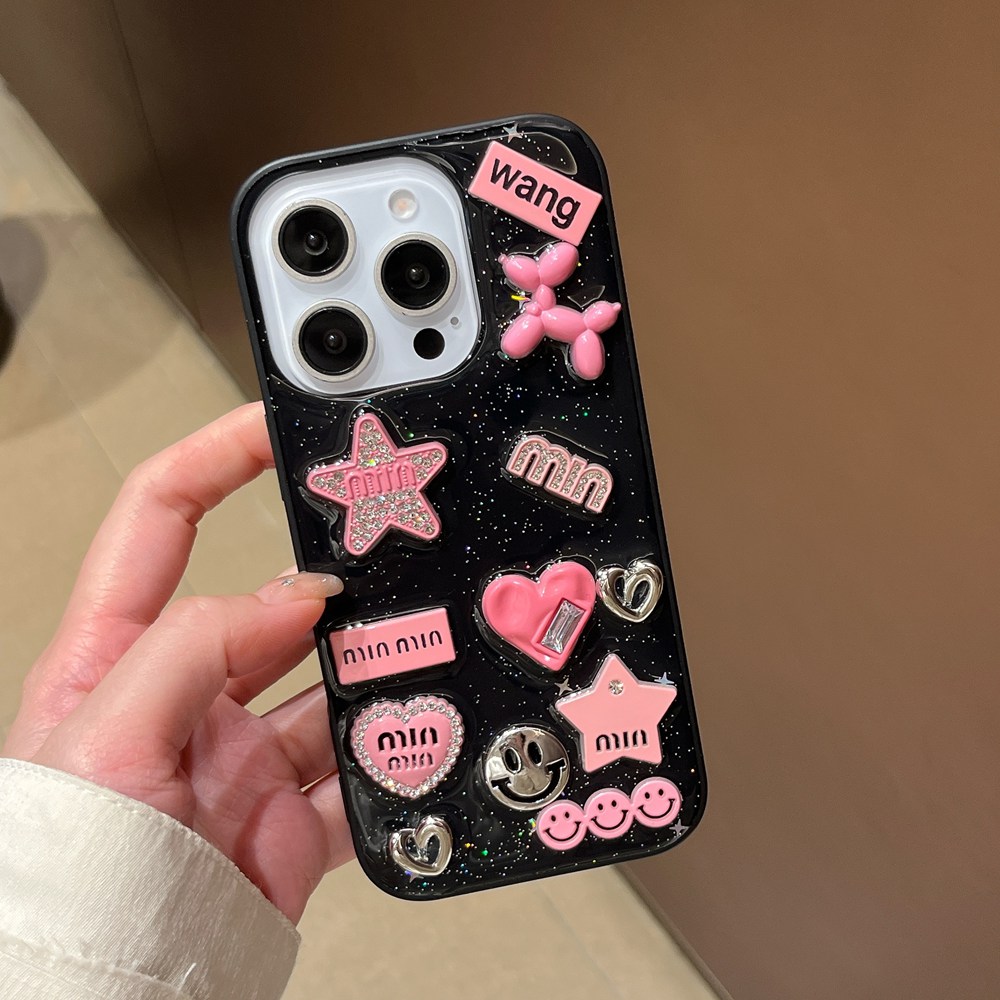 Bonito 3d amor coração y2k est - Phone Cases Dior avaliação e preço