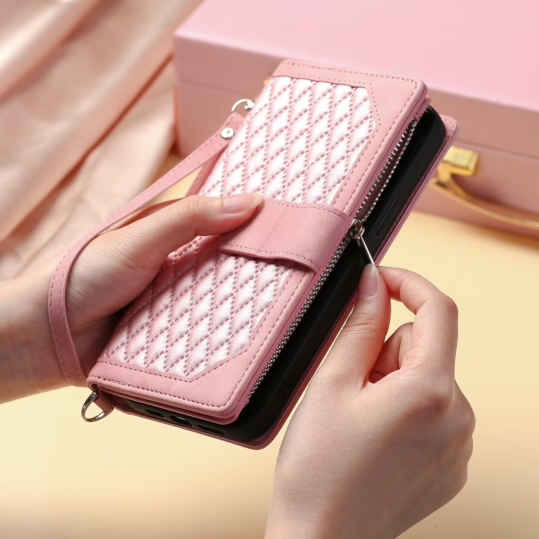 Para moto uma ação moda pequen - Leather Folio Wallet Case avaliação e preço