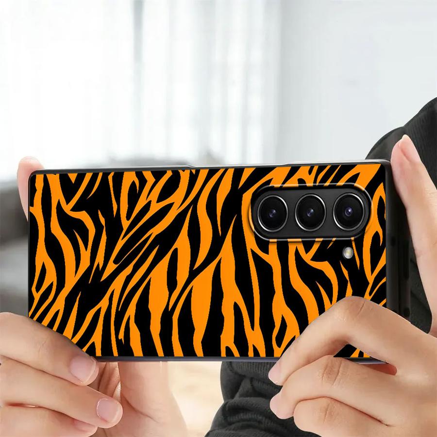 Zebra listrado girassol volta  - Phone Cases Z Fold 6 avaliação e preço