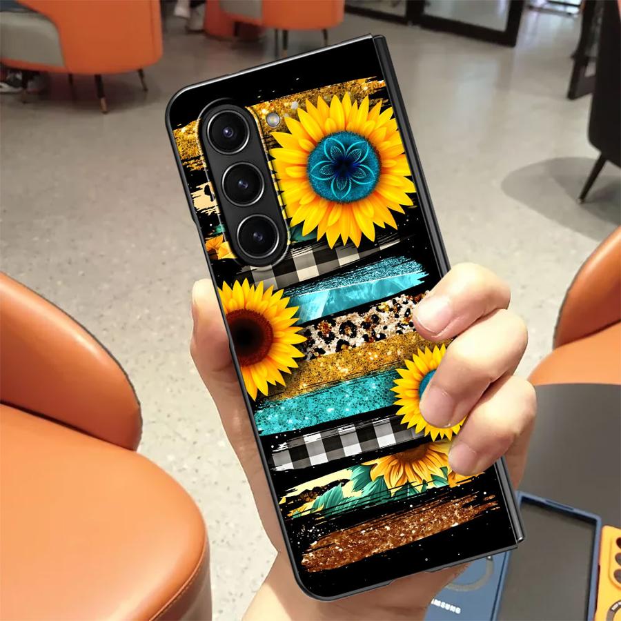 Zebra listrado girassol volta  - Phone Cases Z Fold 6 avaliação e preço