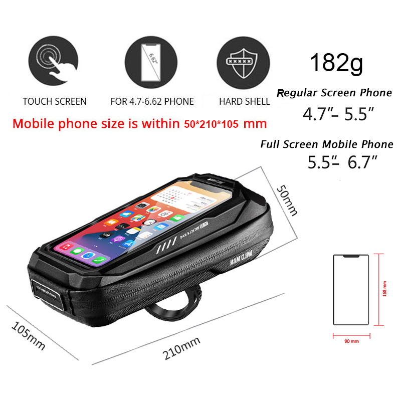 Wild man-bolsa para bicicleta  - Phone Cases Youtube avaliação e preço