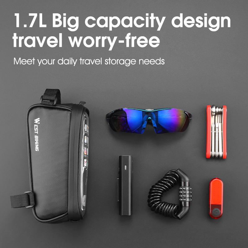 Bolsa de Quadro para Bicicleta - Phone Cases Youtube avaliação e preço