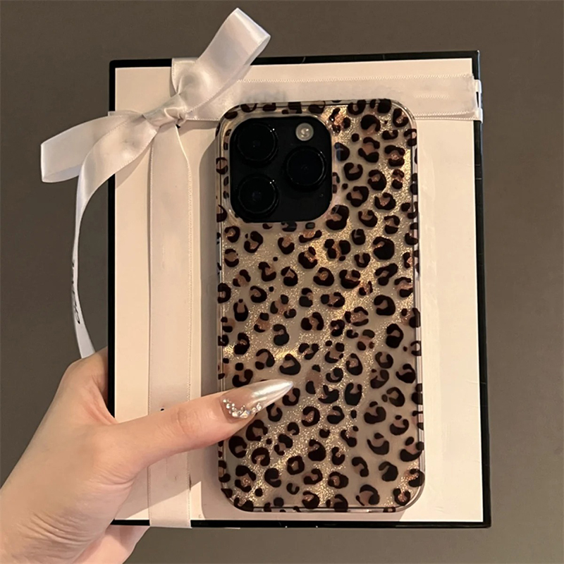 Bonito leopardo impressão clar - Phone Cases Dior avaliação e preço