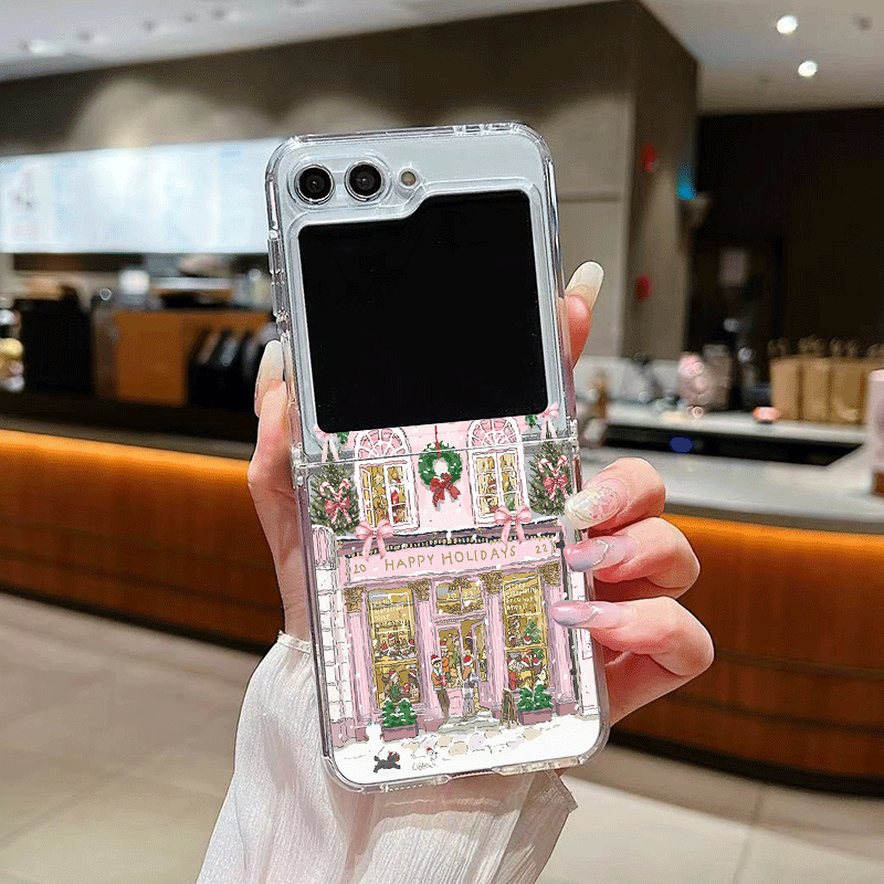 Edifício rural cenário de neve - Phone Cases Z Fold 6 avaliação e preço