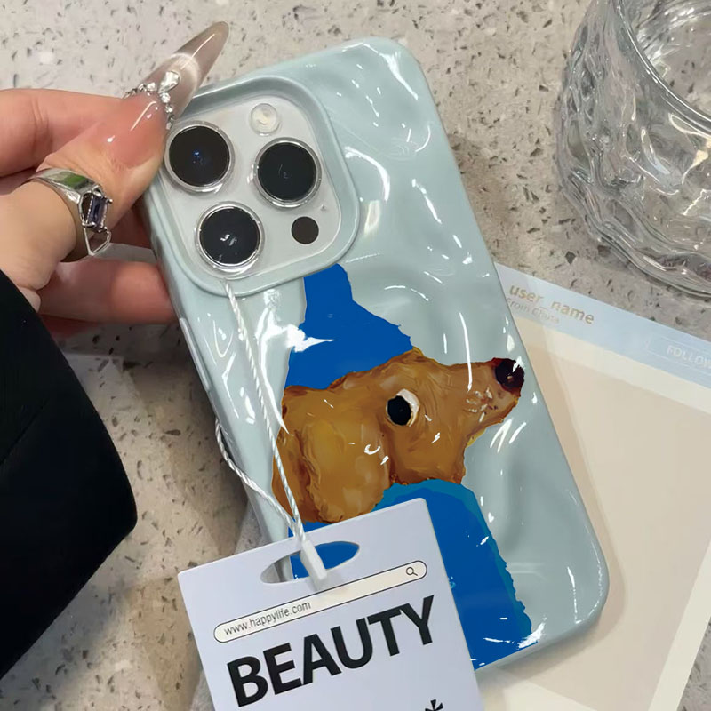 Chapéu azul filhote de cachorr - Phone Cases Blue avaliação e preço