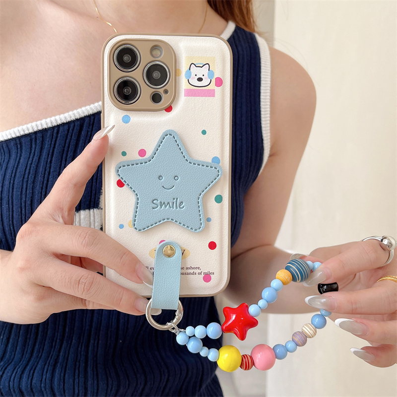 Cor bolinhas bonito estrela ca - Phone Cases With Loop avaliação e preço