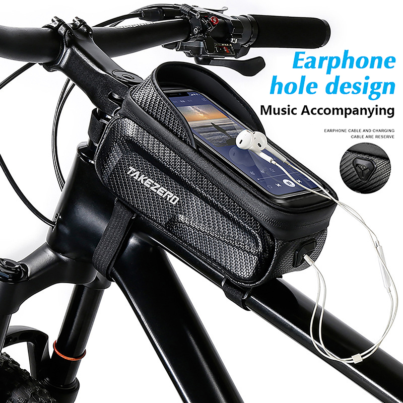 Nova Bolsa de Bicicleta Imperm - Phone Cases Youtube avaliação e preço