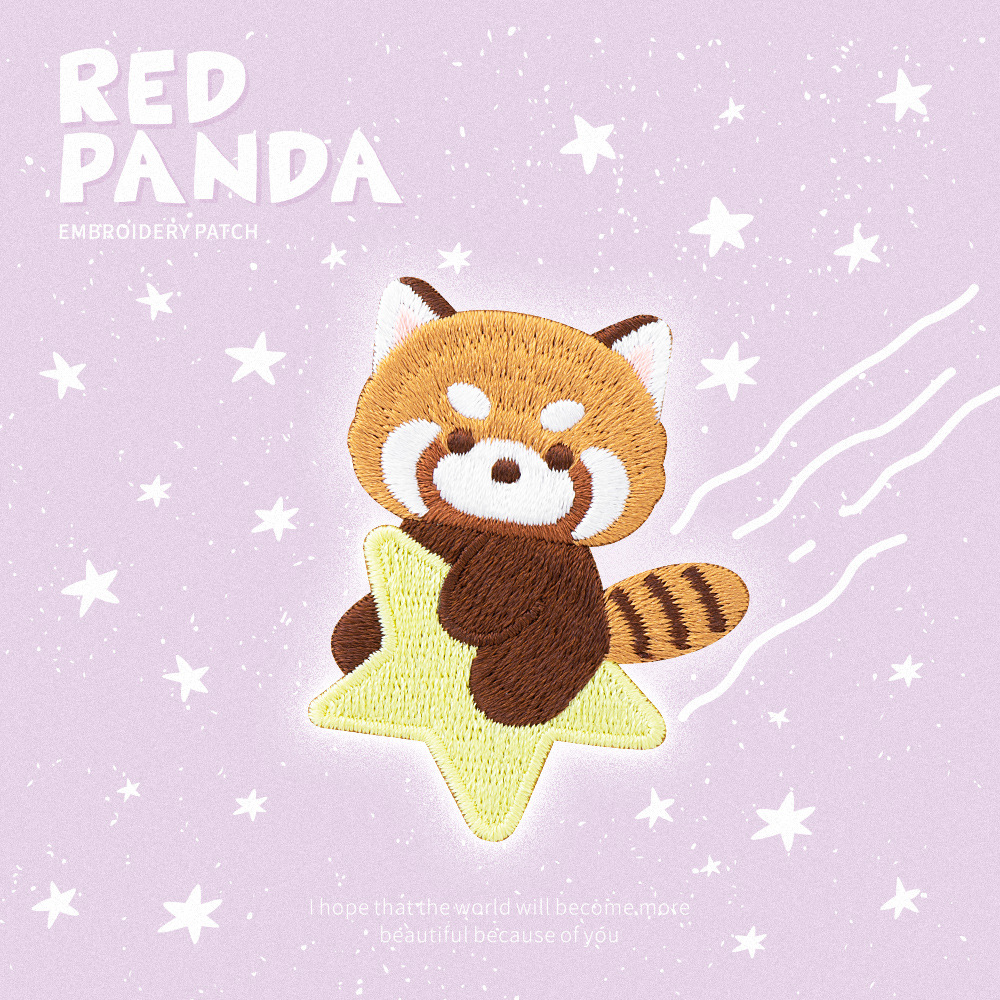 Bonito panda vermelho bordado  - Phone Cases Eco Friendly avaliação e preço