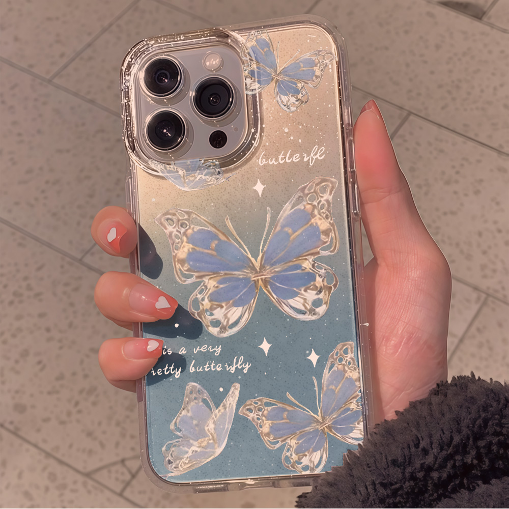 Capa de Celular Luxuosa Azul B - Phone Cases Iphone 16 avaliação e preço