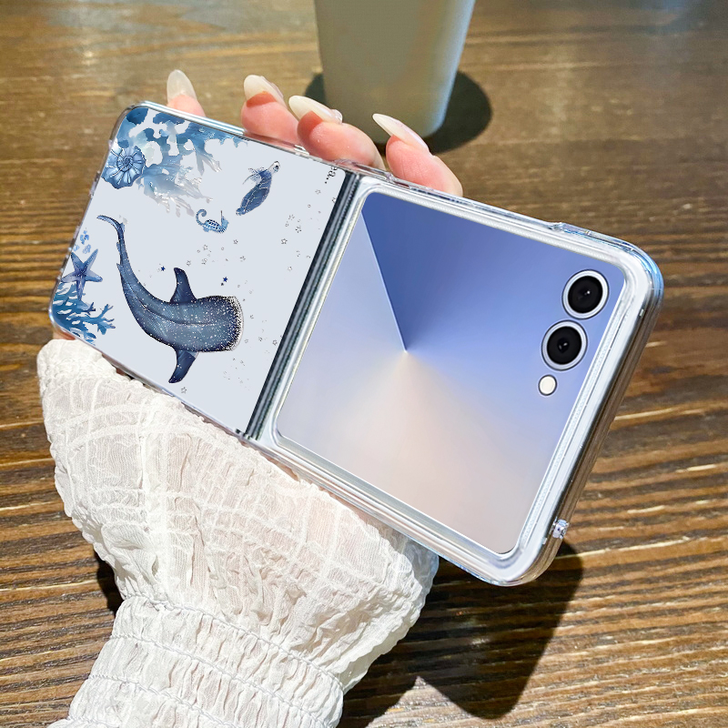 Padrão de baleia caso de telef - Phone Cases Z Fold 6 avaliação e preço