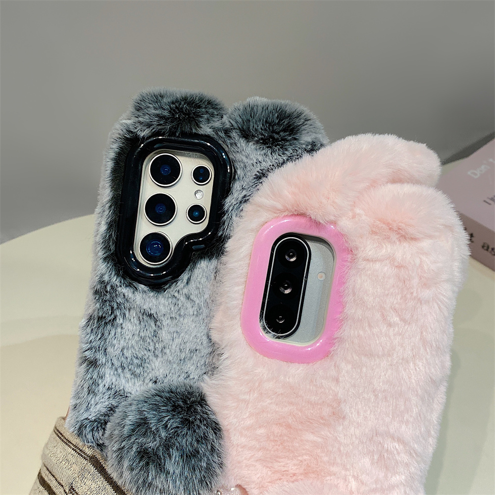 Bonito orelhas de coelho fofo  - Phone Cases Samsung avaliação e preço