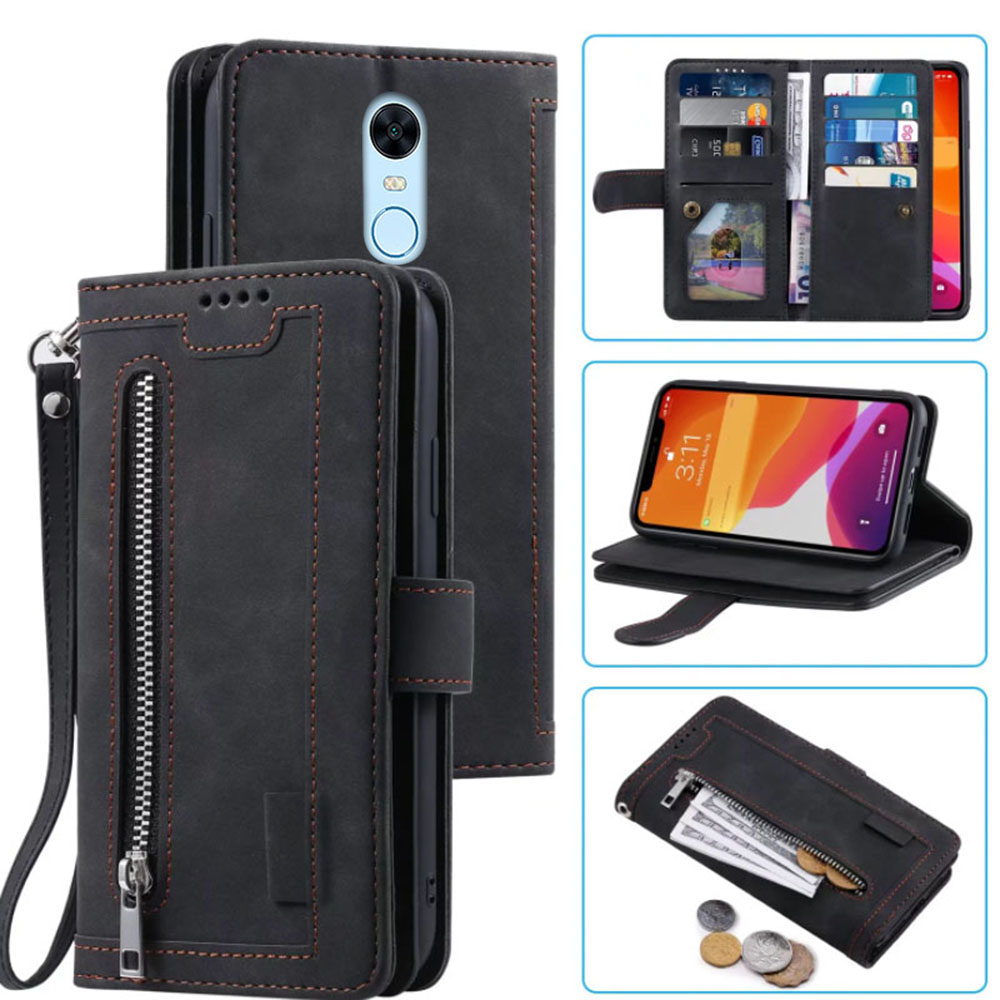 9 cartões carteira caso para r - Leather Folio Wallet Case avaliação e preço