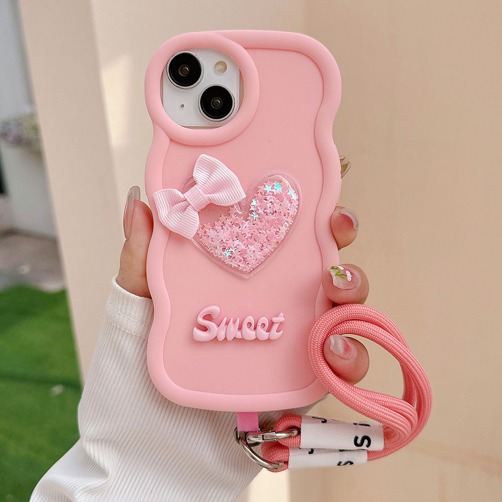 Amor coração arco ondulado cas - Phone Cases Ugly avaliação e preço