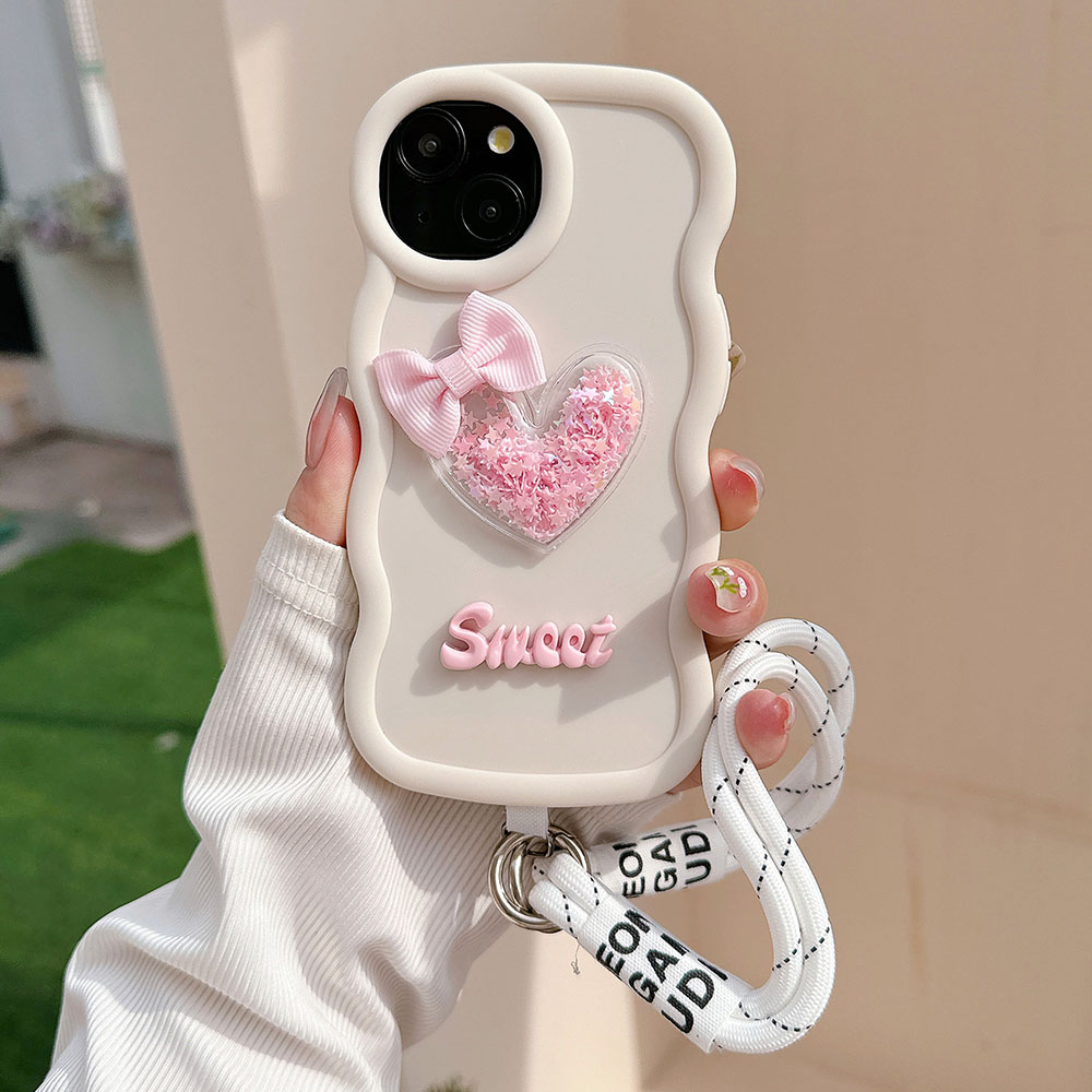 Amor coração arco ondulado cas - Phone Cases Ugly avaliação e preço