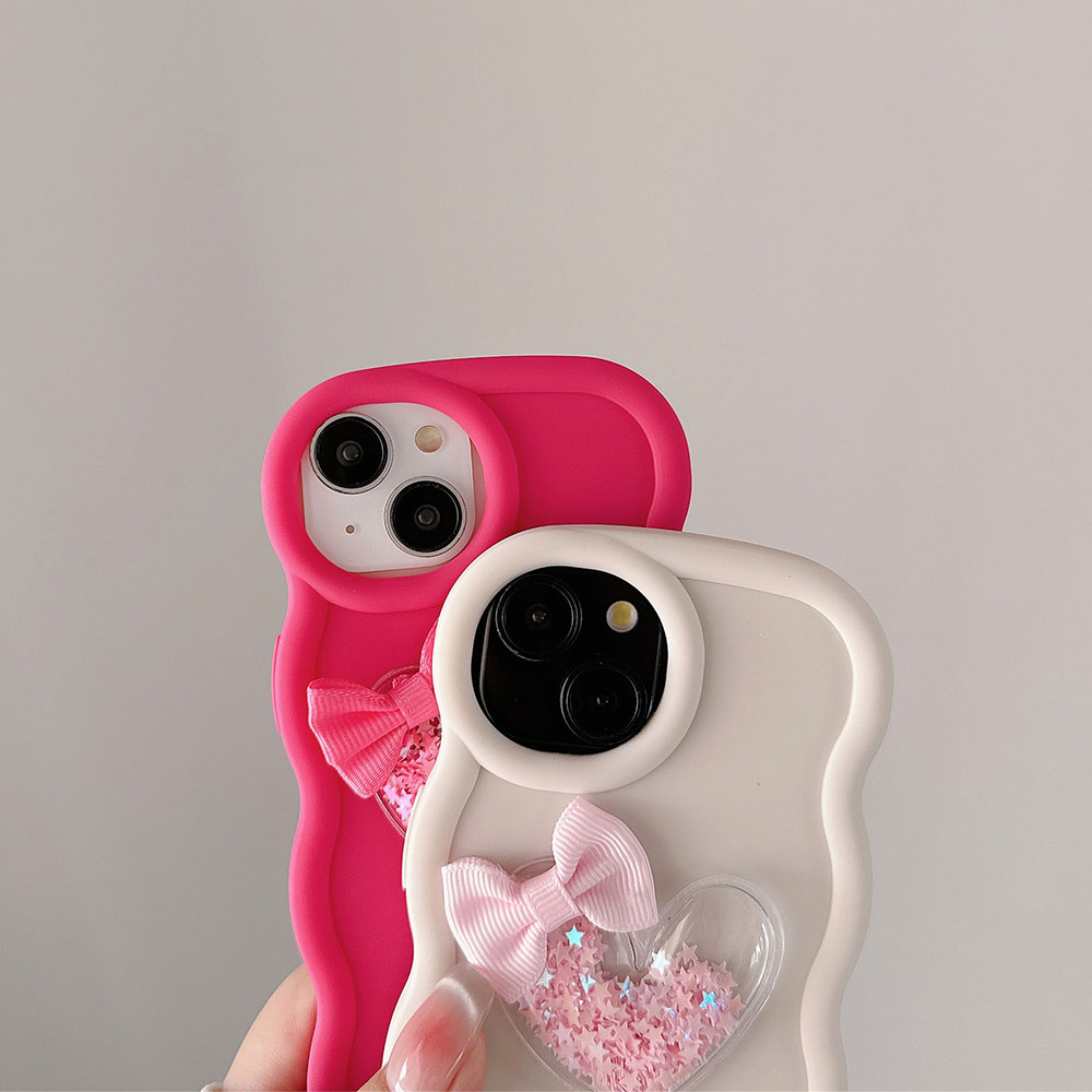 Amor coração arco ondulado cas - Phone Cases Ugly avaliação e preço
