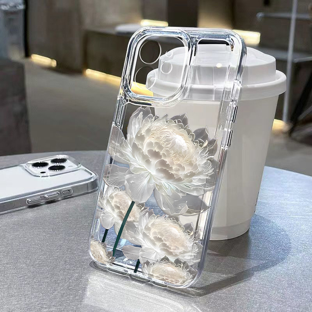 Capa Transparente de Flor de L - Phone Cases Dior avaliação e preço