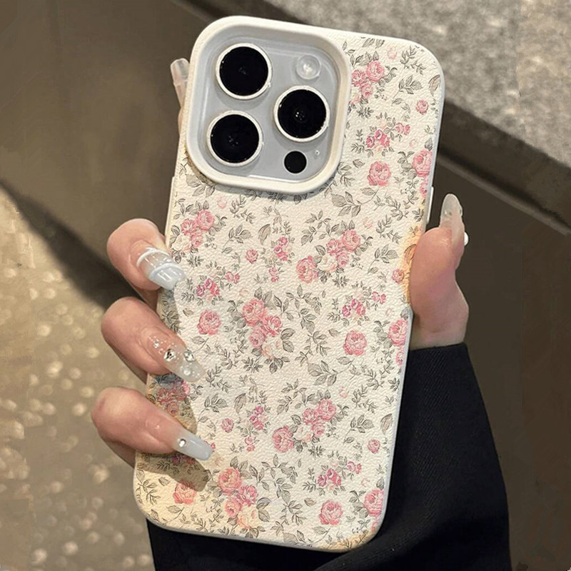 Adorável menina floral branco  - Phone Cases Like Loopy avaliação e preço